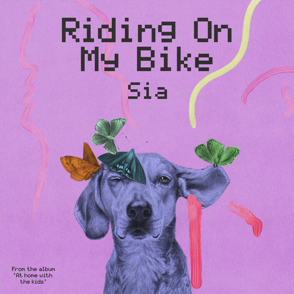 Cartula Frontal de Sia - Riding On My Bike (Cd Single)