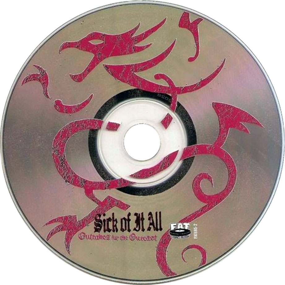 Cartula Cd de Sick Of It All - Outtakes For The Outcast