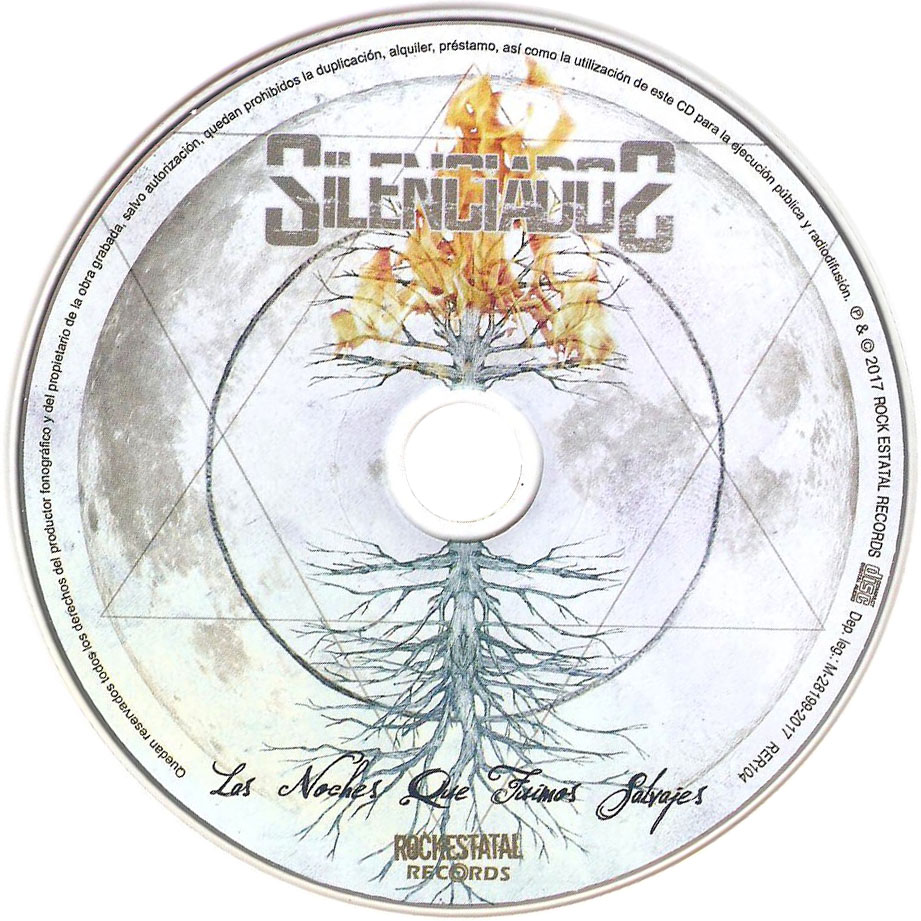 Cartula Cd de Silenciados - Las Noches Que Fuimos Salvajes