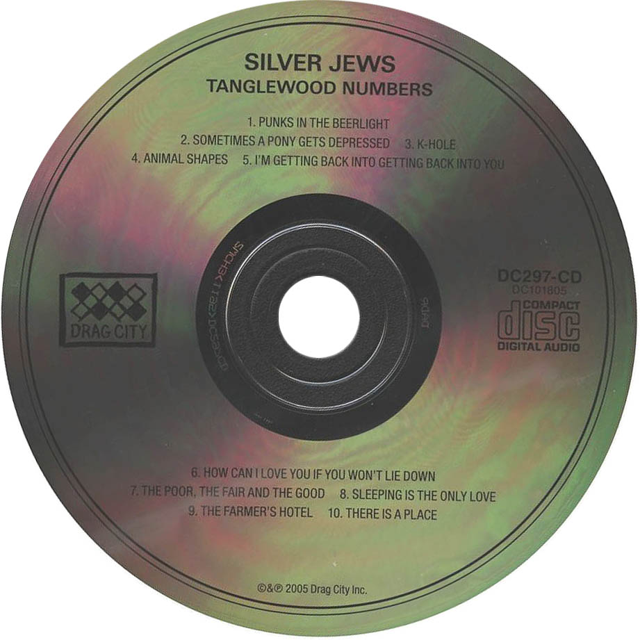 Car Tula Cd De Silver Jews Tanglewood Numbers Portada
