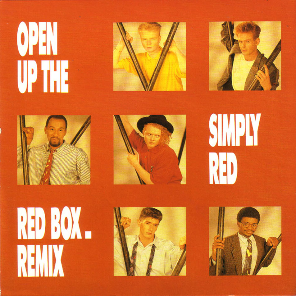 Cartula Frontal de Simply Red - Open Up The Red Box (Cd Single)