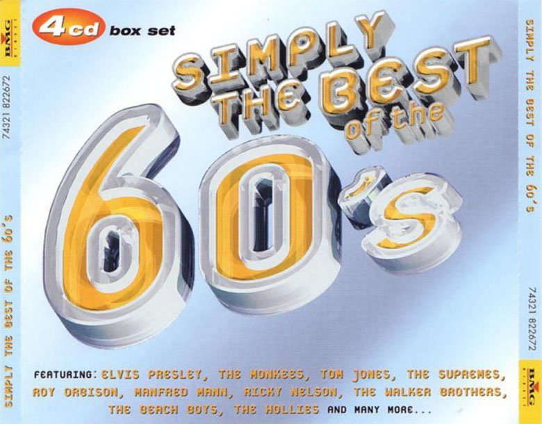 Cartula Frontal de Simply The Best Of The 60's
