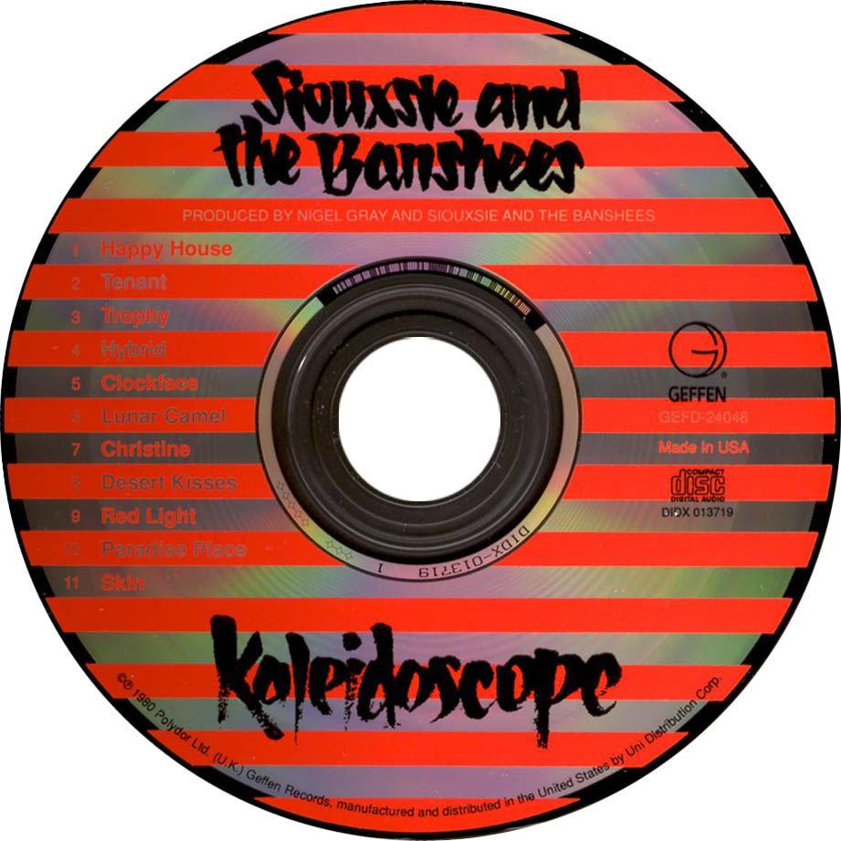 Cartula Cd de Siouxsie And The Banshees - Kaleidoscope
