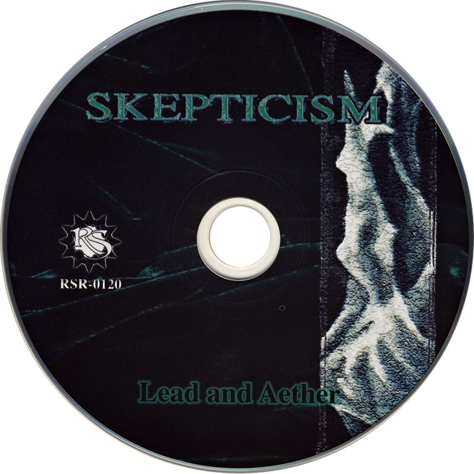 Cartula Cd de Skepticism - Lead And Aether
