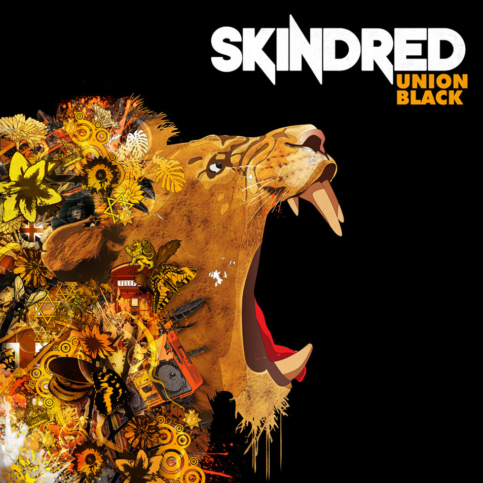 Cartula Frontal de Skindred - Union Black