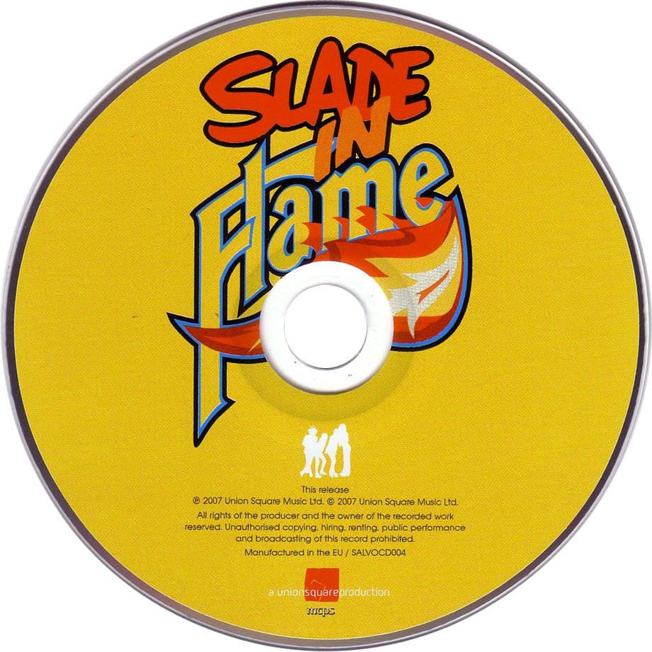 Cartula Cd de Slade - Slade In Flame