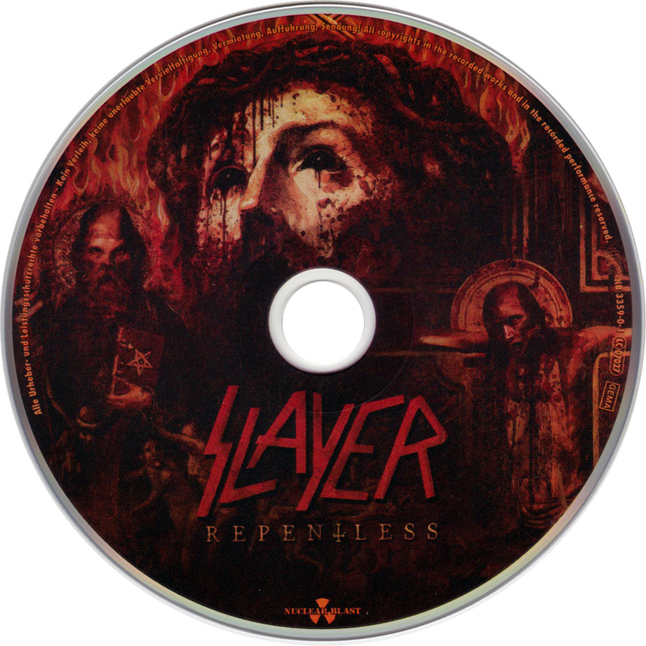 Cartula Cd de Slayer - Repentless (Limited Edition)