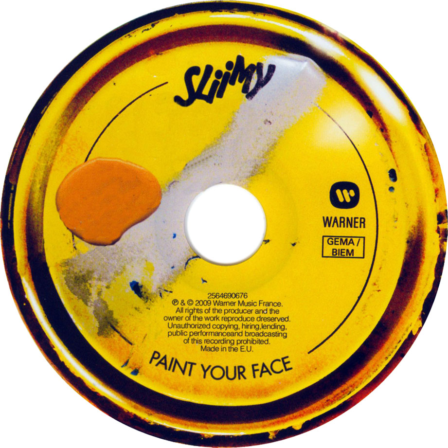 Cartula Cd de Sliimy - Paint Your Face