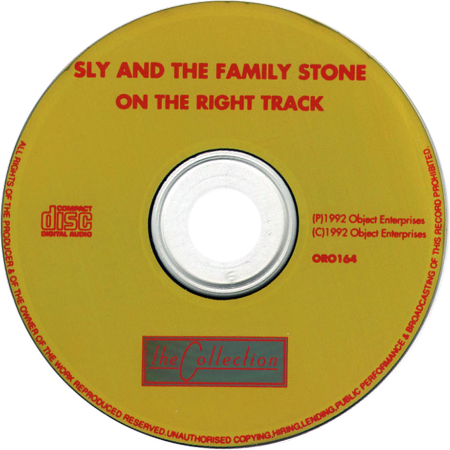 Cartula Cd de Sly & The Family Stone - On The Right Track