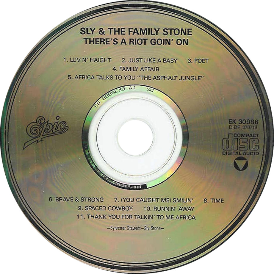 Cartula Cd de Sly & The Family Stone - There's A Riot Goin' On (1971)
