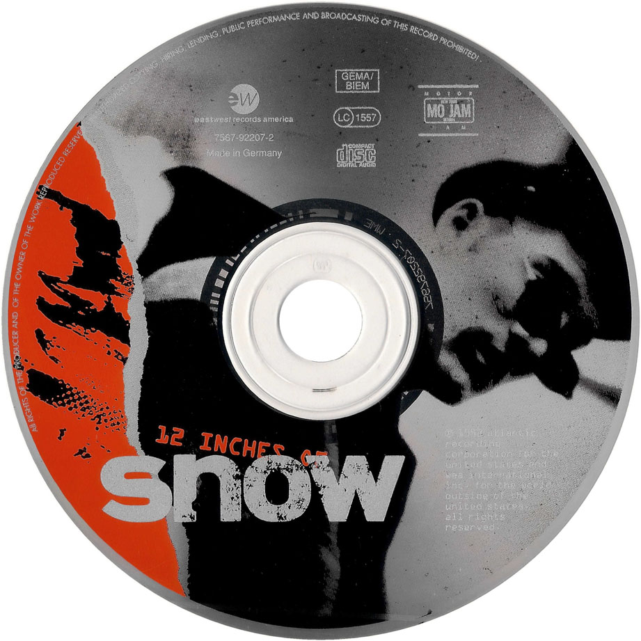 Cartula Cd de Snow - 12 Inches Of Snow