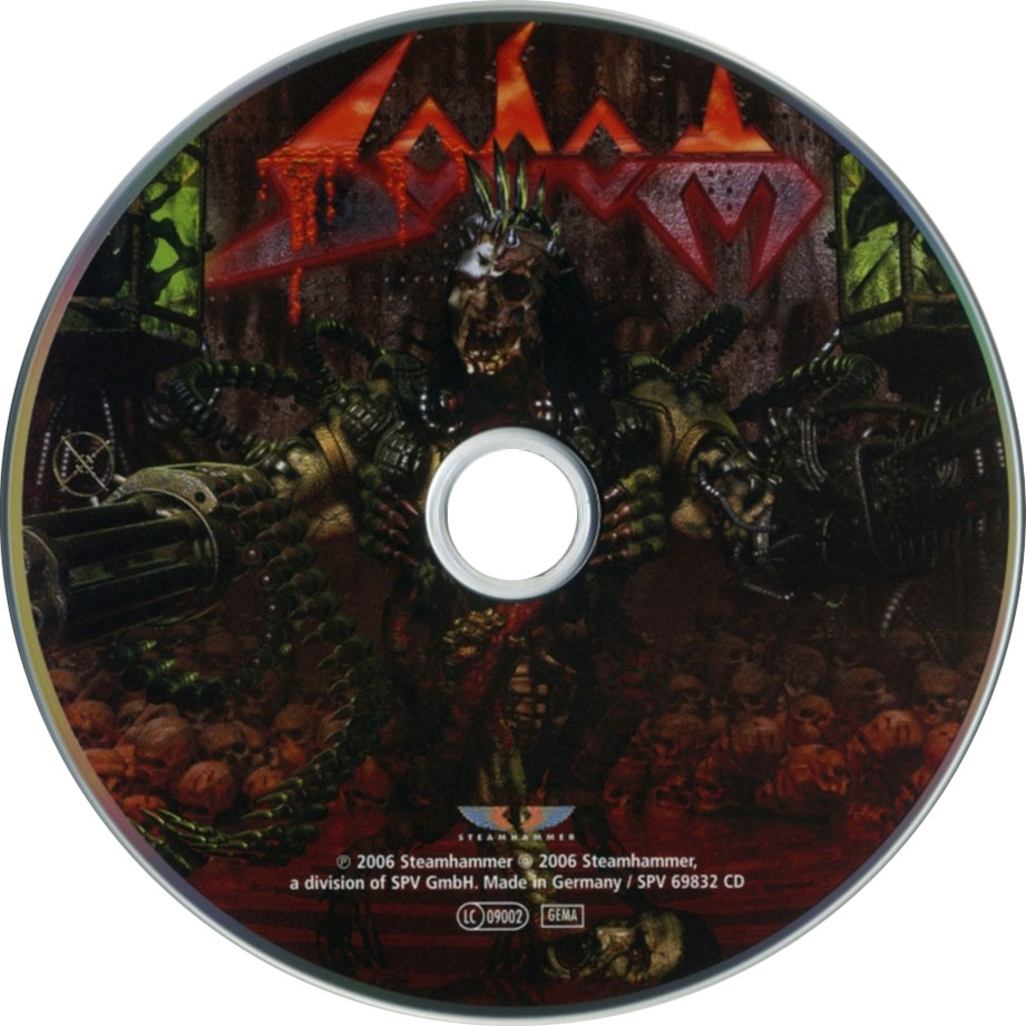 Cartula Cd de Sodom - Sodom