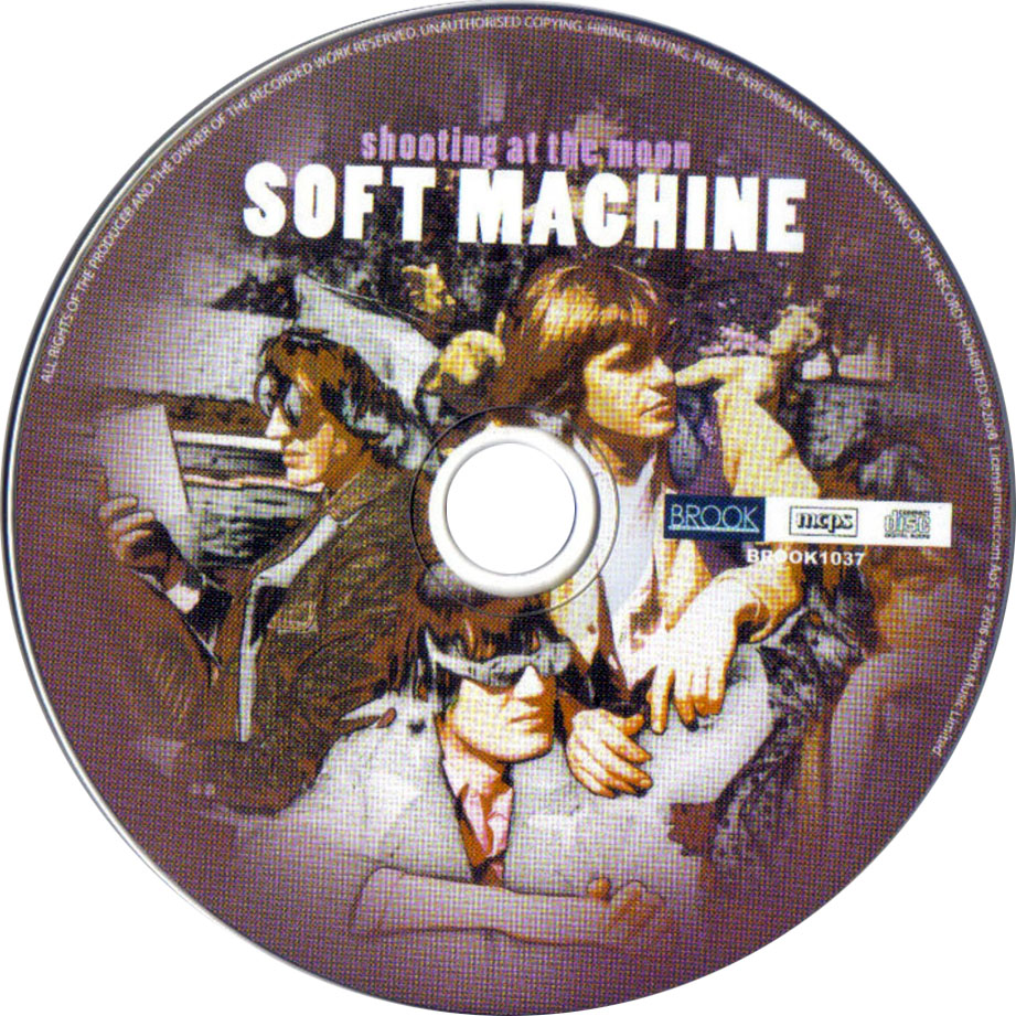 Cartula Cd de Soft Machine - Shooting At The Moon