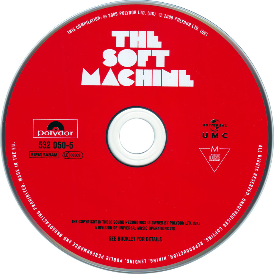 Cartula Cd de Soft Machine - The Soft Machine (2009)