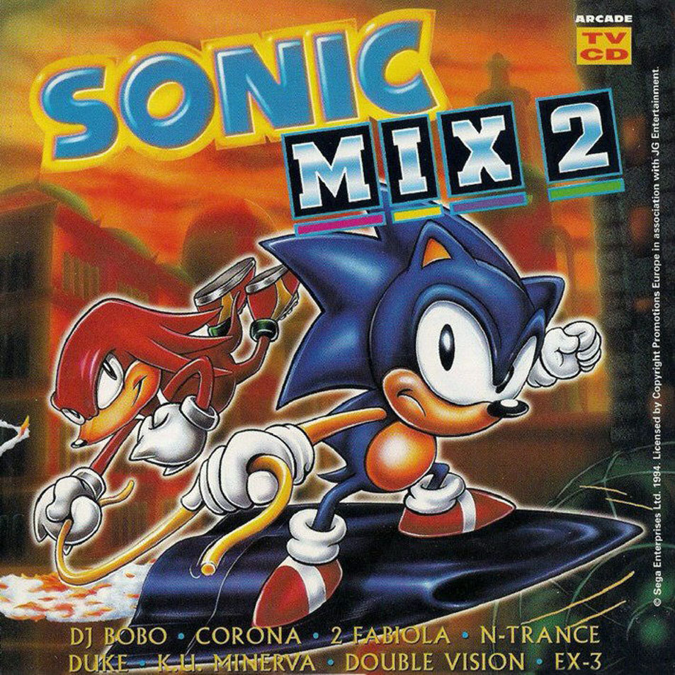 Cartula Frontal de Sonic Mix 2