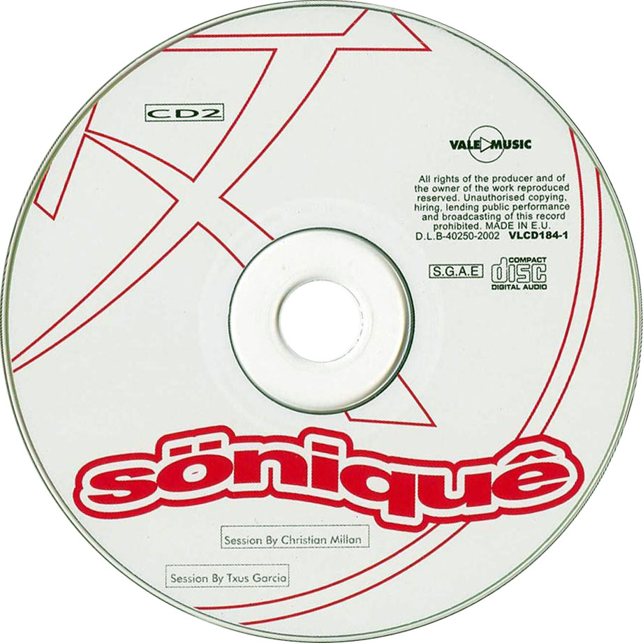 Cartula Cd2 de Sniqu (2001)