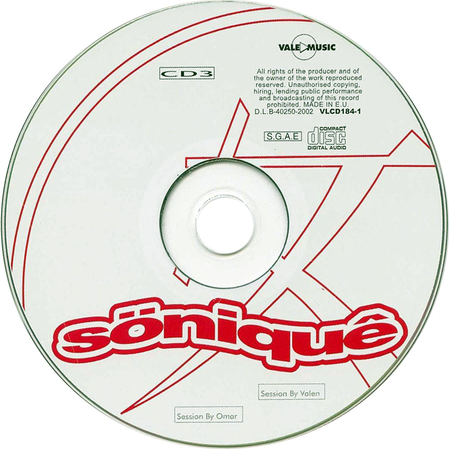 Cartula Cd3 de Sniqu (2001)