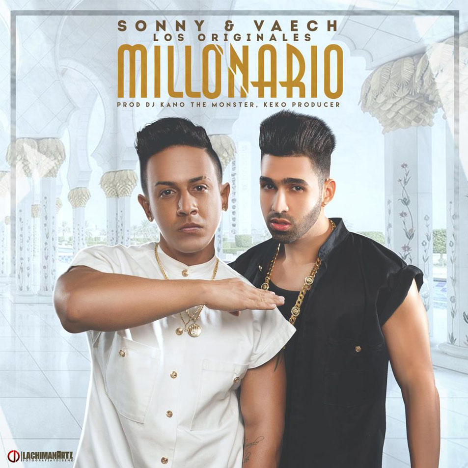 Cartula Frontal de Sonny & Vaech - Millonario (Cd Single)