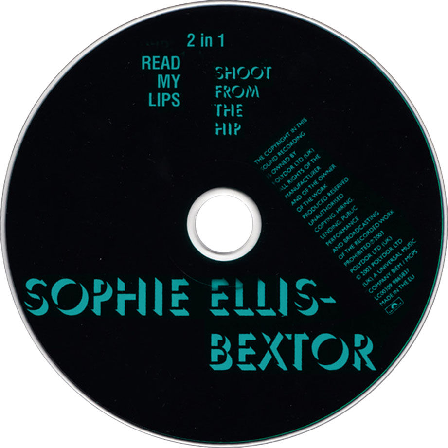 Cartula Cd de Sophie Ellis-Bextor - Shoot From The Hip / Read My Lips