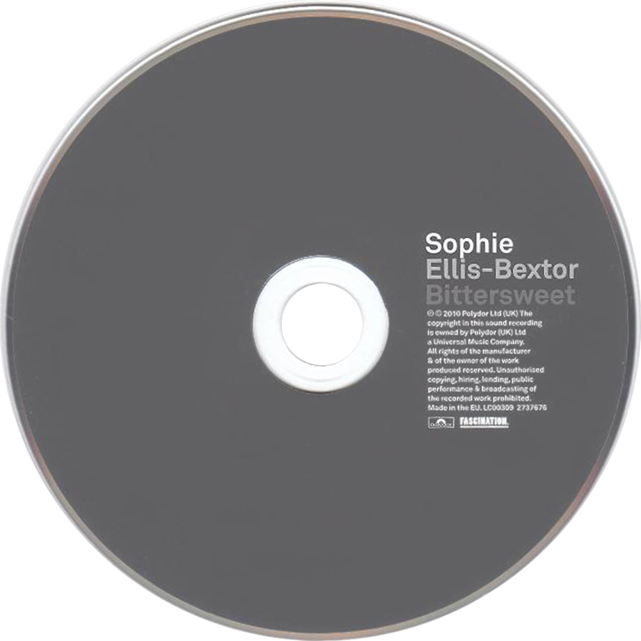 Cartula Cd de Sophie Ellis-Bextor - Bittersweet (Cd Single)