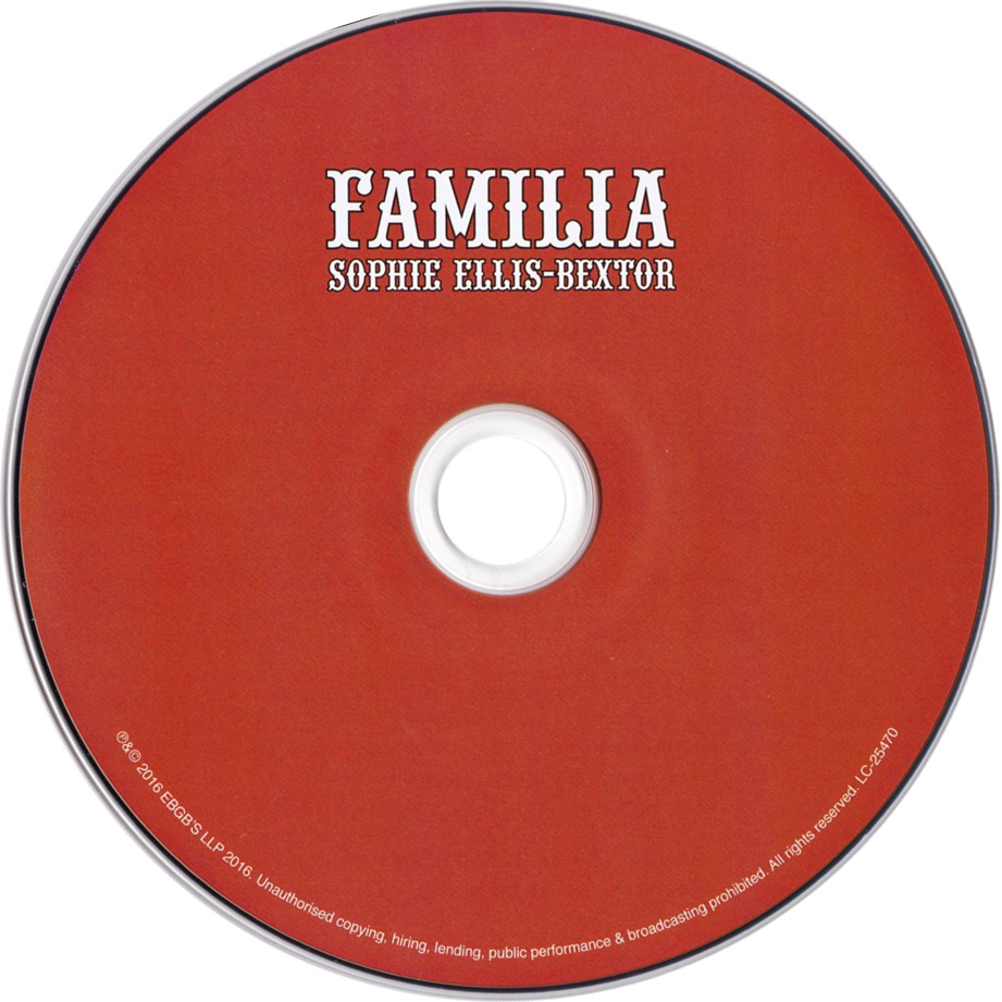 Cartula Cd de Sophie Ellis-Bextor - Familia