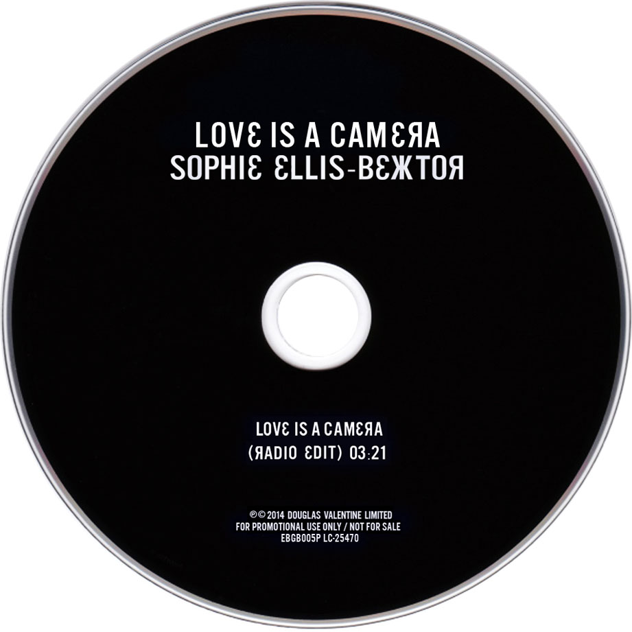 Cartula Cd de Sophie Ellis-Bextor - Love Is A Camera (Cd Single)