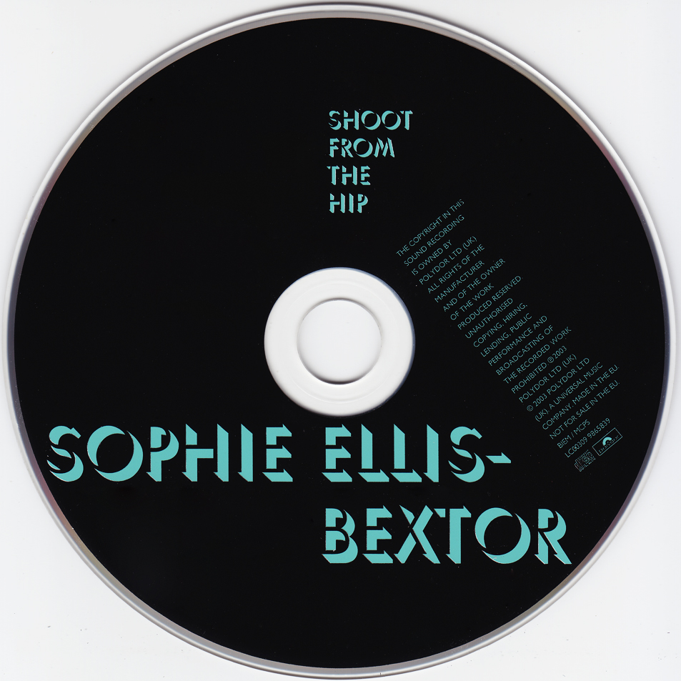 Cartula Cd de Sophie Ellis-Bextor - Shoot From The Hip
