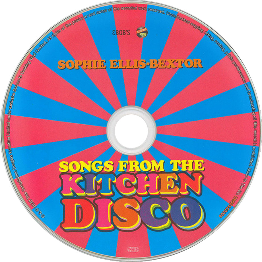 Cartula Cd de Sophie Ellis-Bextor - Songs From The Kitchen Disco