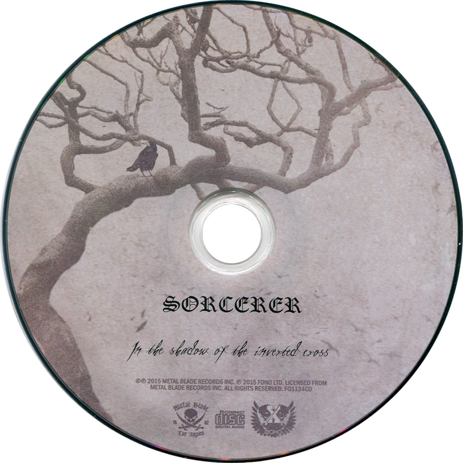 Cartula Cd de Sorcerer - In The Shadow Of The Inverted Cross