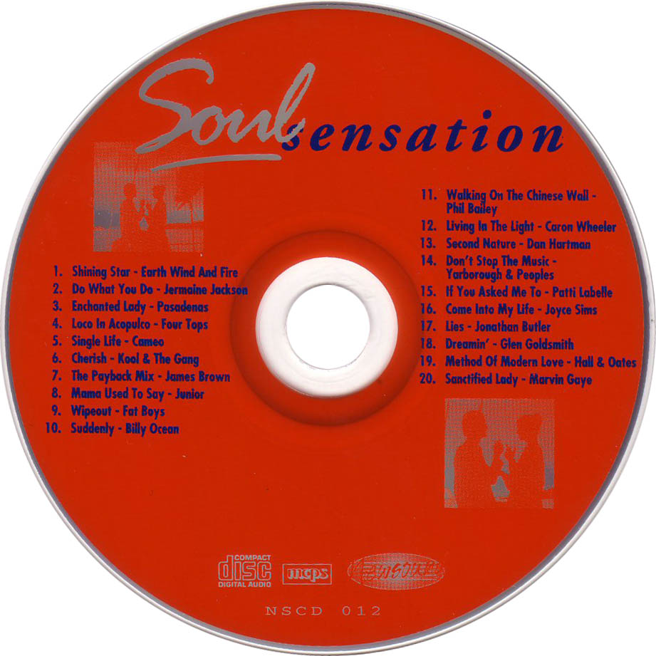 Cartula Cd de Soul Sensation