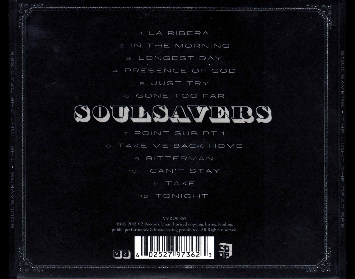 Cartula Trasera de Soulsavers - The Light The Dead See