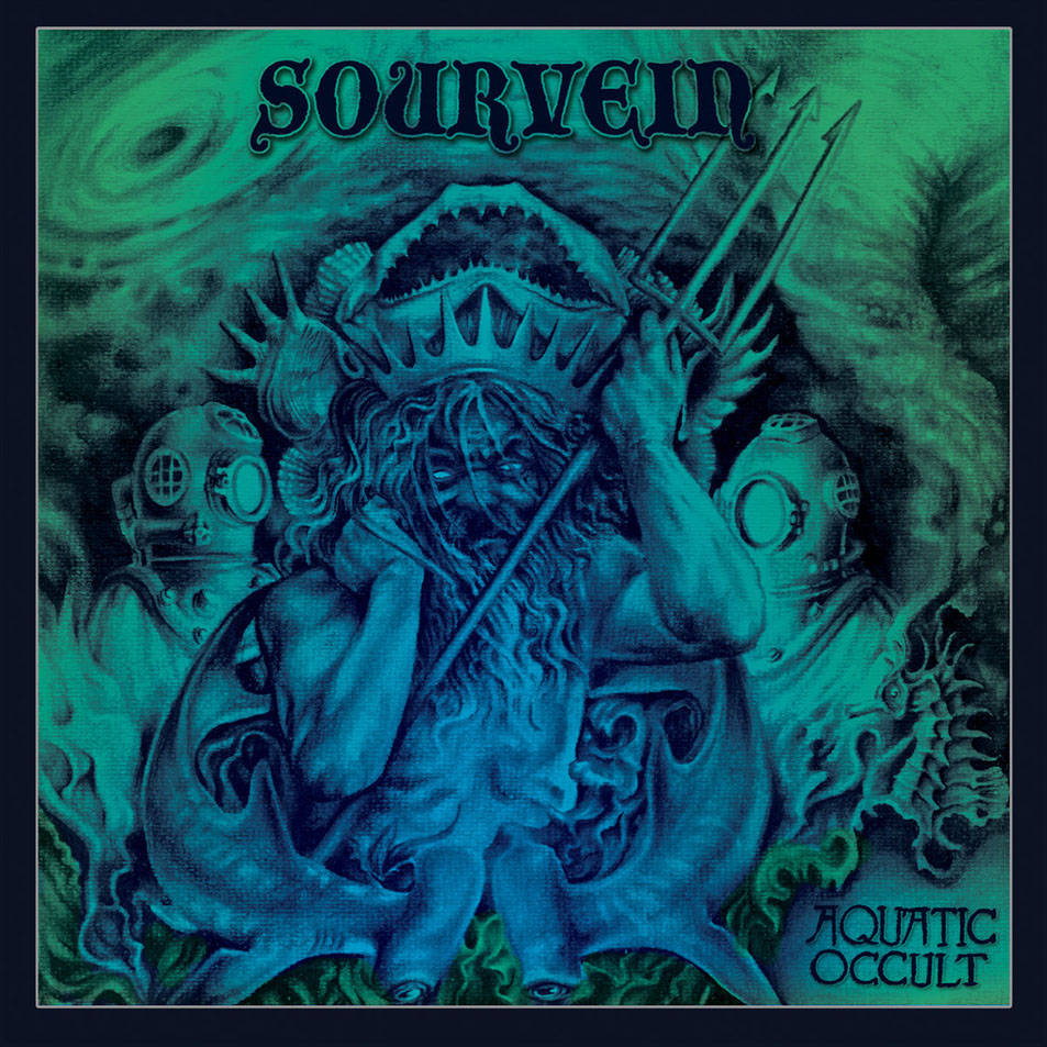 Cartula Frontal de Sourvein - Aquatic Occult