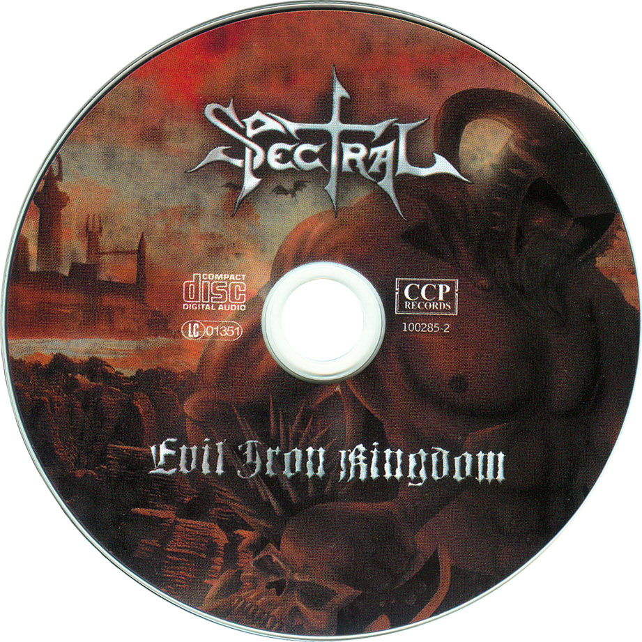 Cartula Cd de Spectral - Evil Iron Kingdom