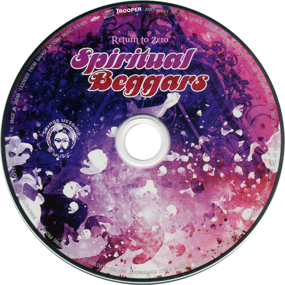 Cartula Cd de Spiritual Beggars - Return To Zero (Limited Edition)