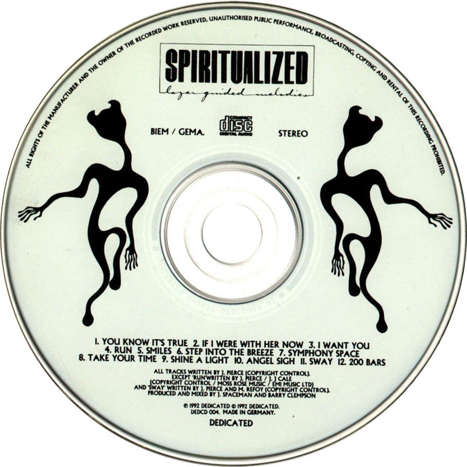 Cartula Cd de Spiritualized - Lazer Guided Melodies