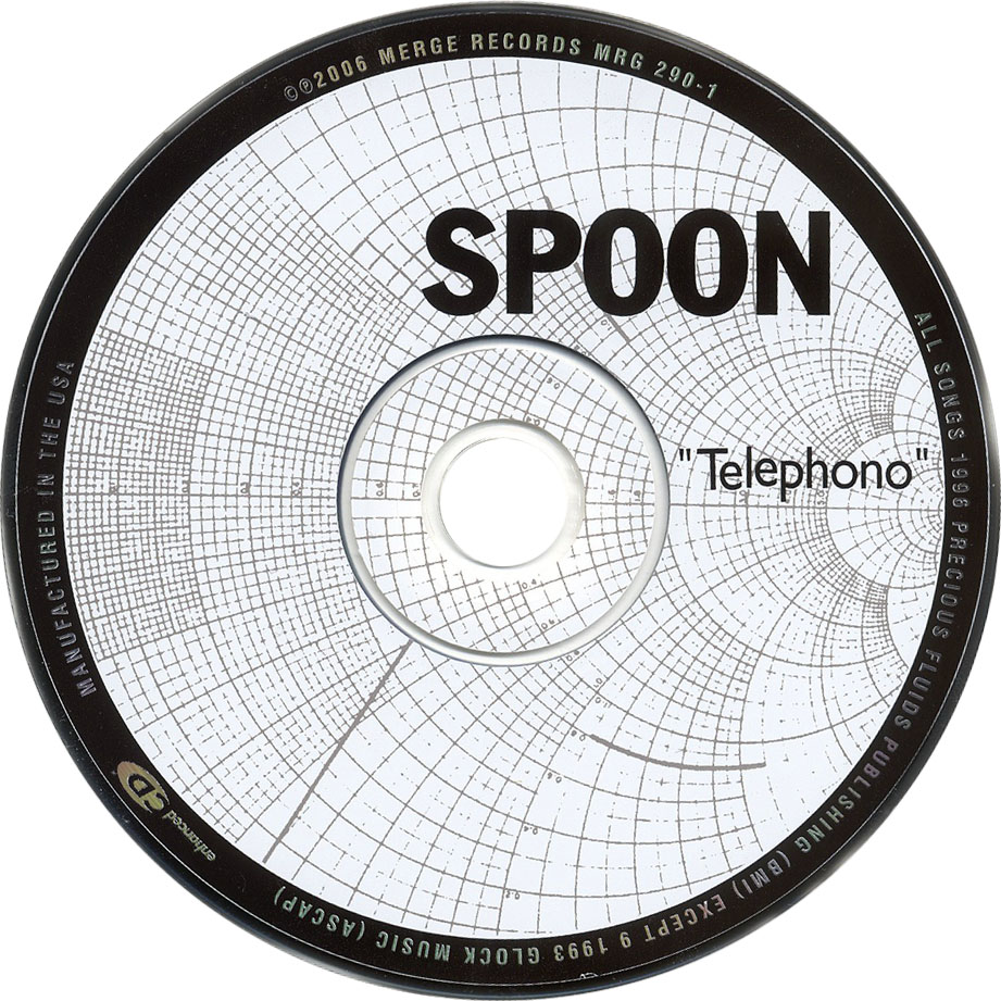 Cartula Cd de Spoon - Telephono