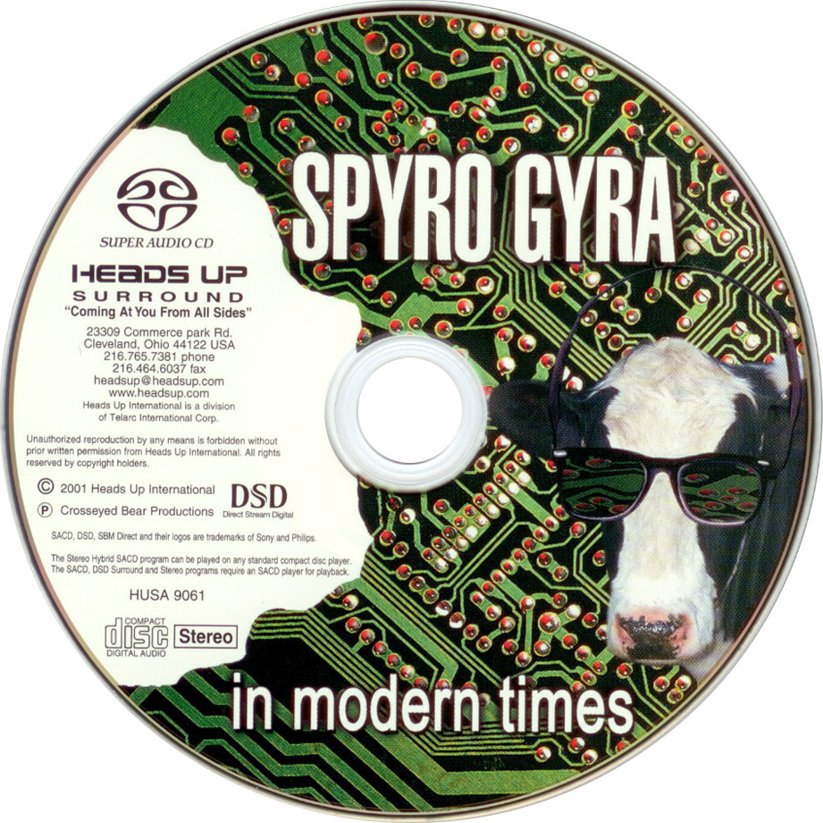 Cartula Cd de Spyro Gyra - In Modern Times