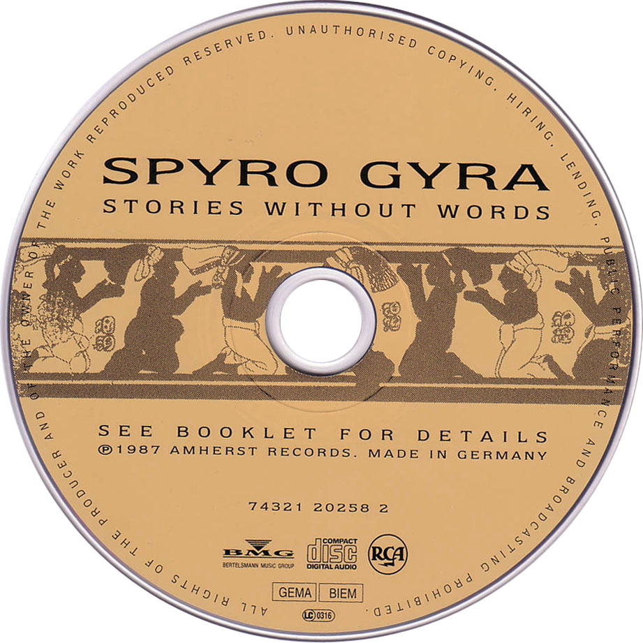 Cartula Cd de Spyro Gyra - Stories Without Words
