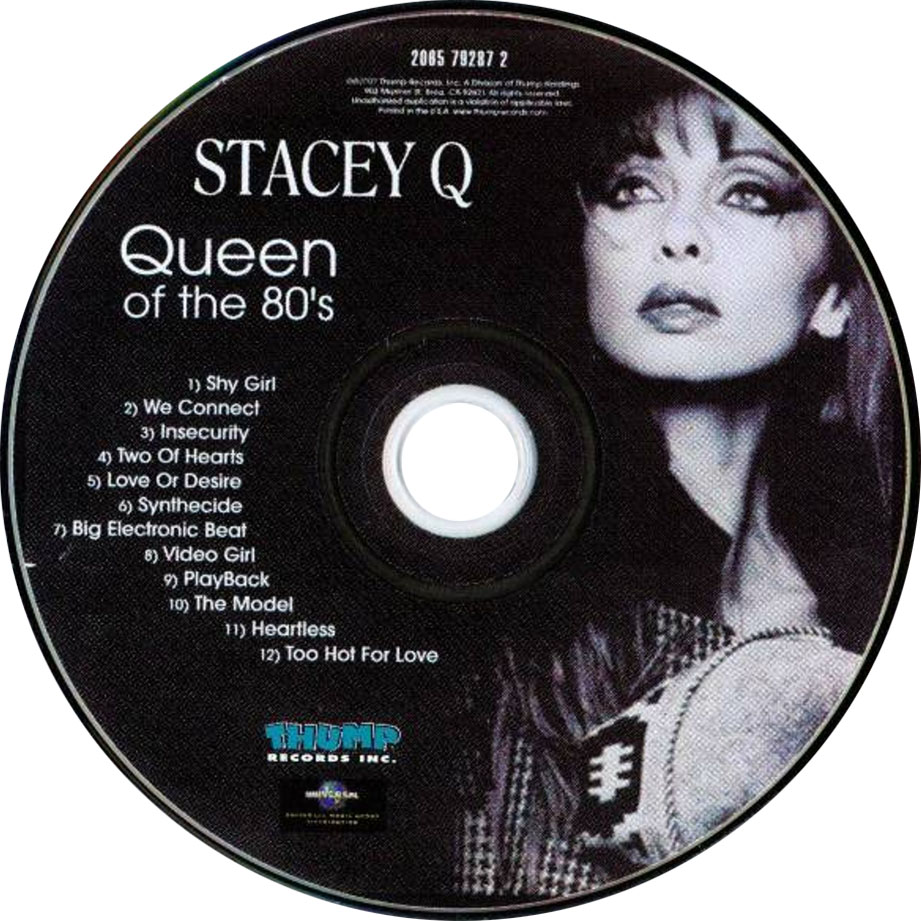 Cartula Cd de Stacey Q - Queen Of The 80's