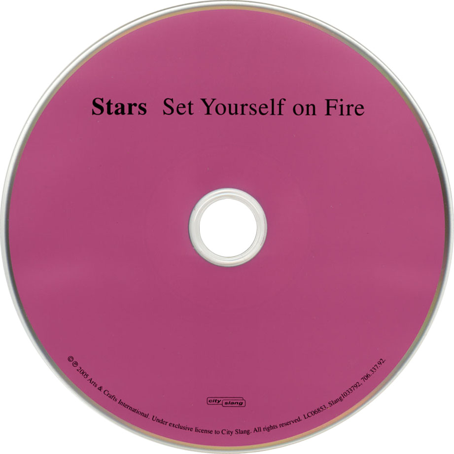 Cartula Cd de Stars - Set Yourself On Fire