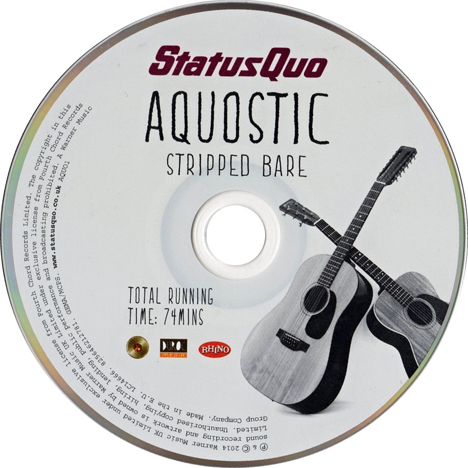 Cartula Cd de Status Quo - Aquostic (Stripped Bare) (Deluxe Edition)
