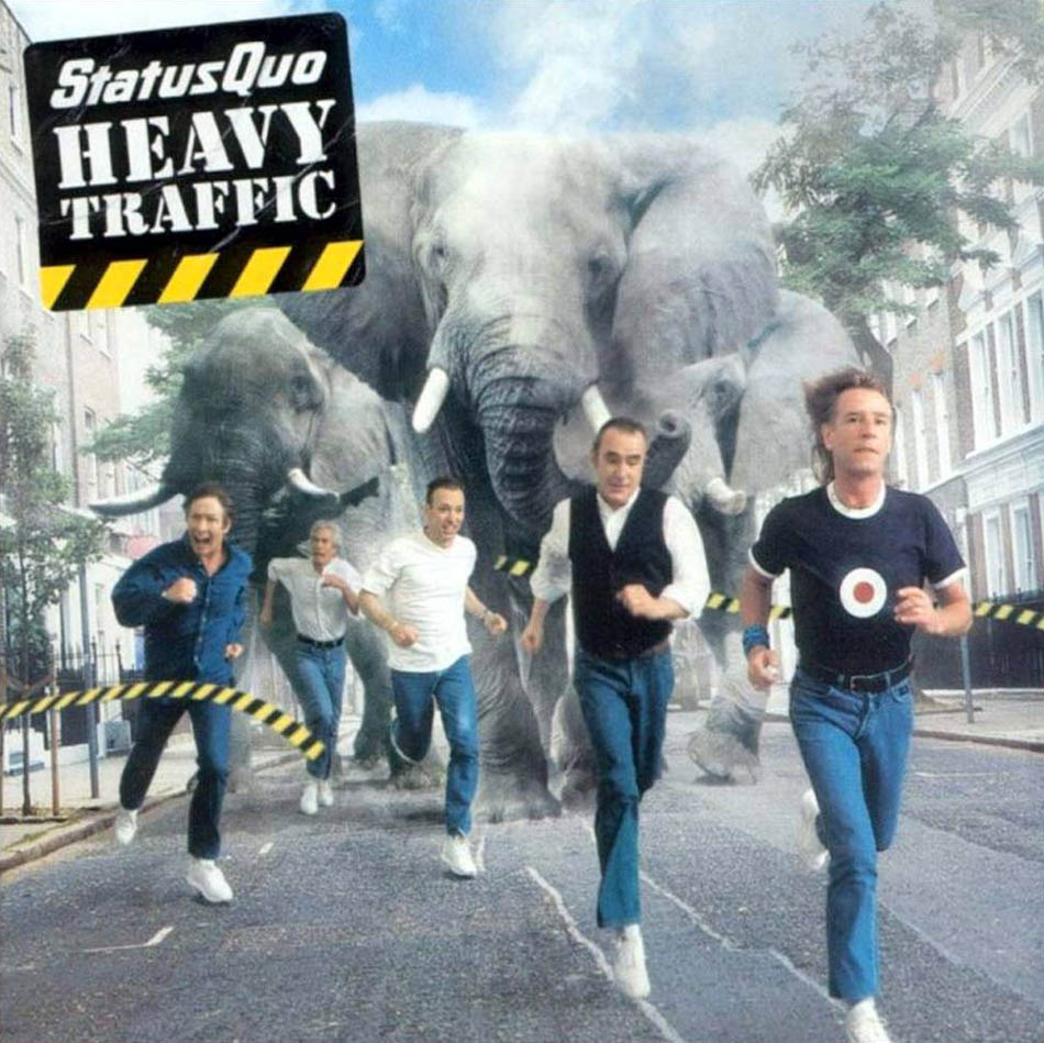 Cartula Frontal de Status Quo - Heavy Traffic