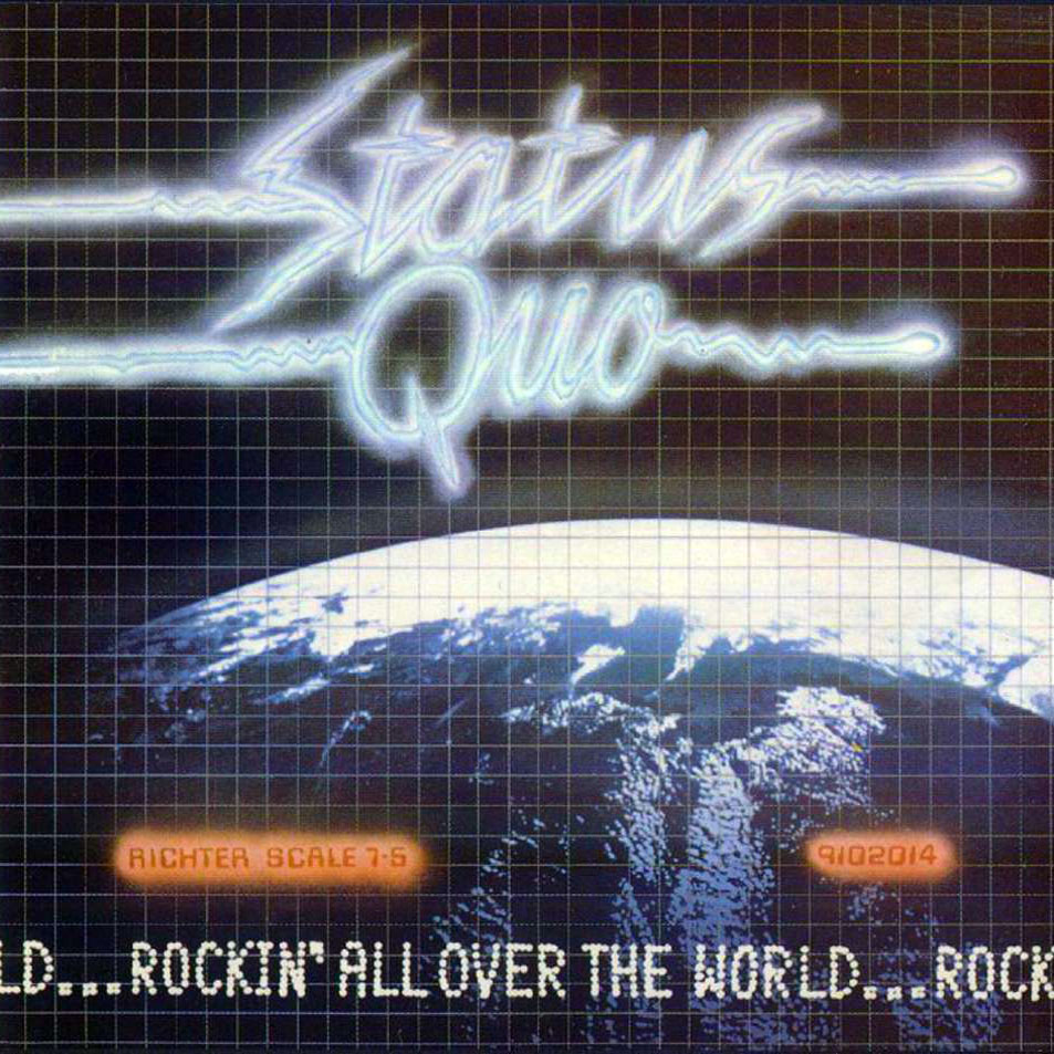 Cartula Frontal de Status Quo - Rockin' All Over The World (1977)
