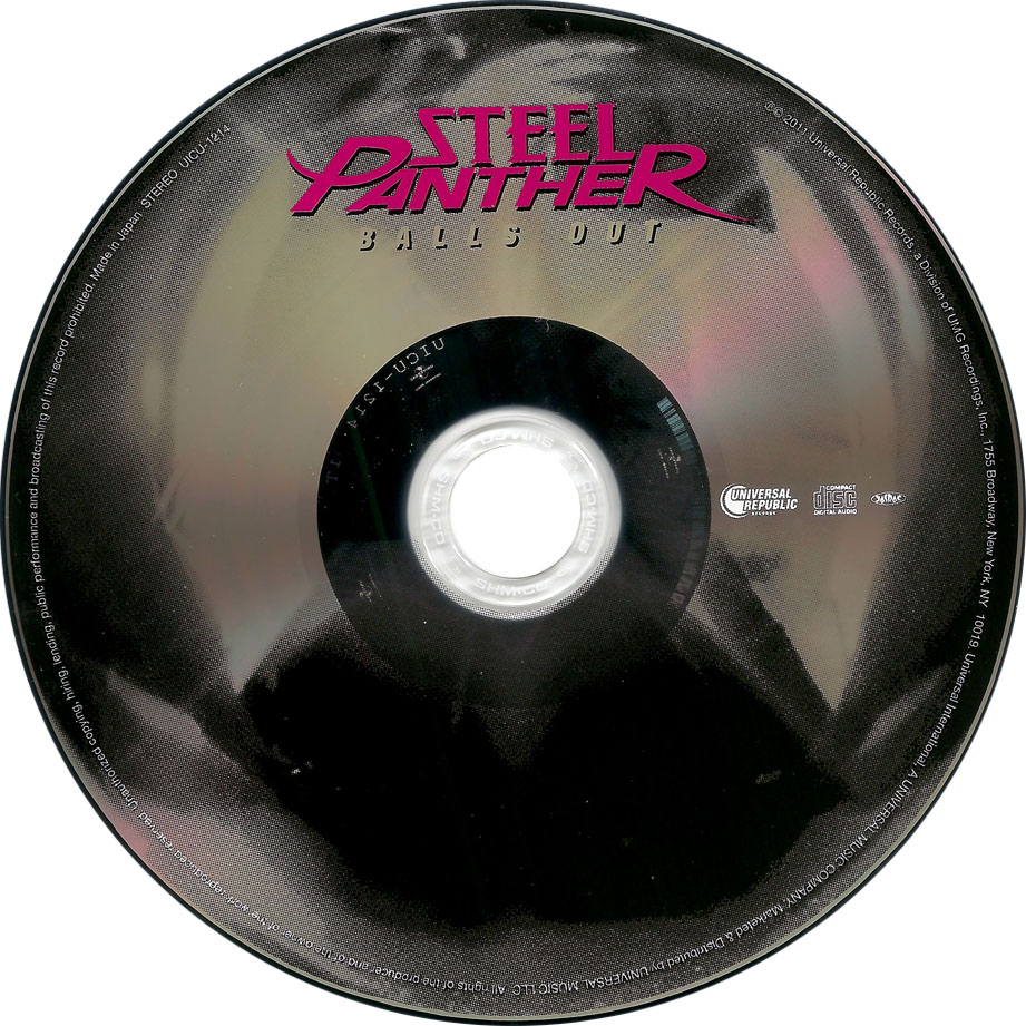 Cartula Cd de Steel Panther - Balls Out (Japanese Edition)