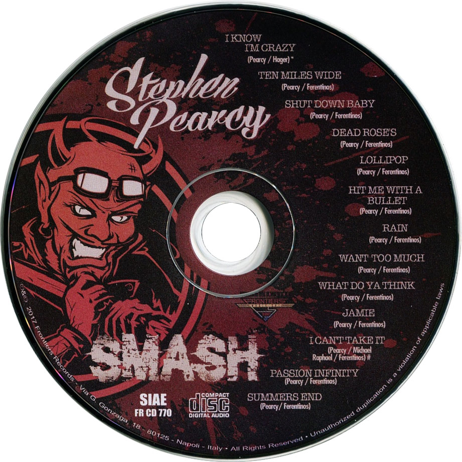 Cartula Cd de Stephen Pearcy - Smash