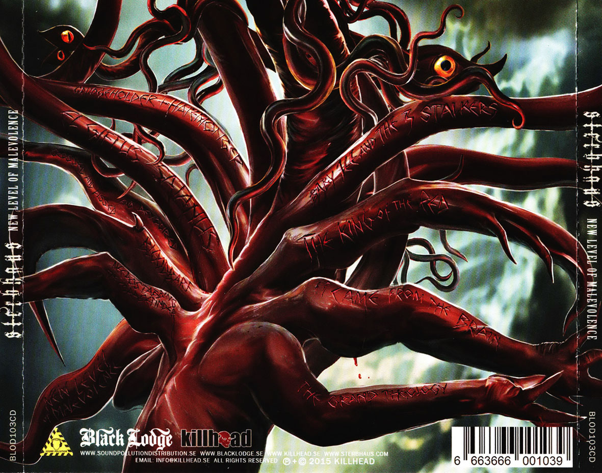 Cartula Trasera de Sterbhaus - New Level Of Malevolence