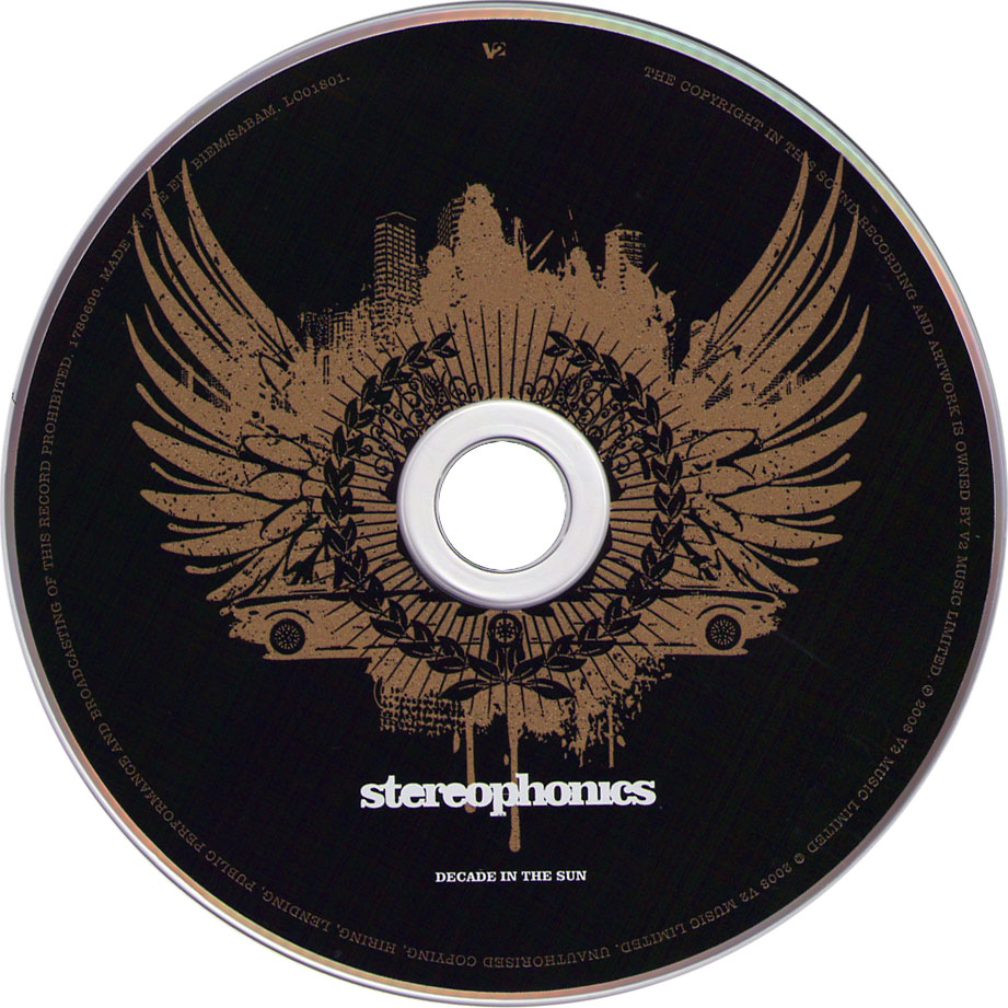 Cartula Cd de Stereophonics - Decade In The Sun: Best Of Stereophonics