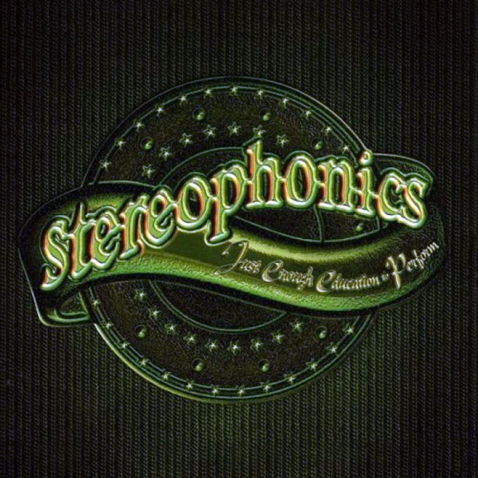 Cartula Frontal de Stereophonics - Just Enought Education To Perform