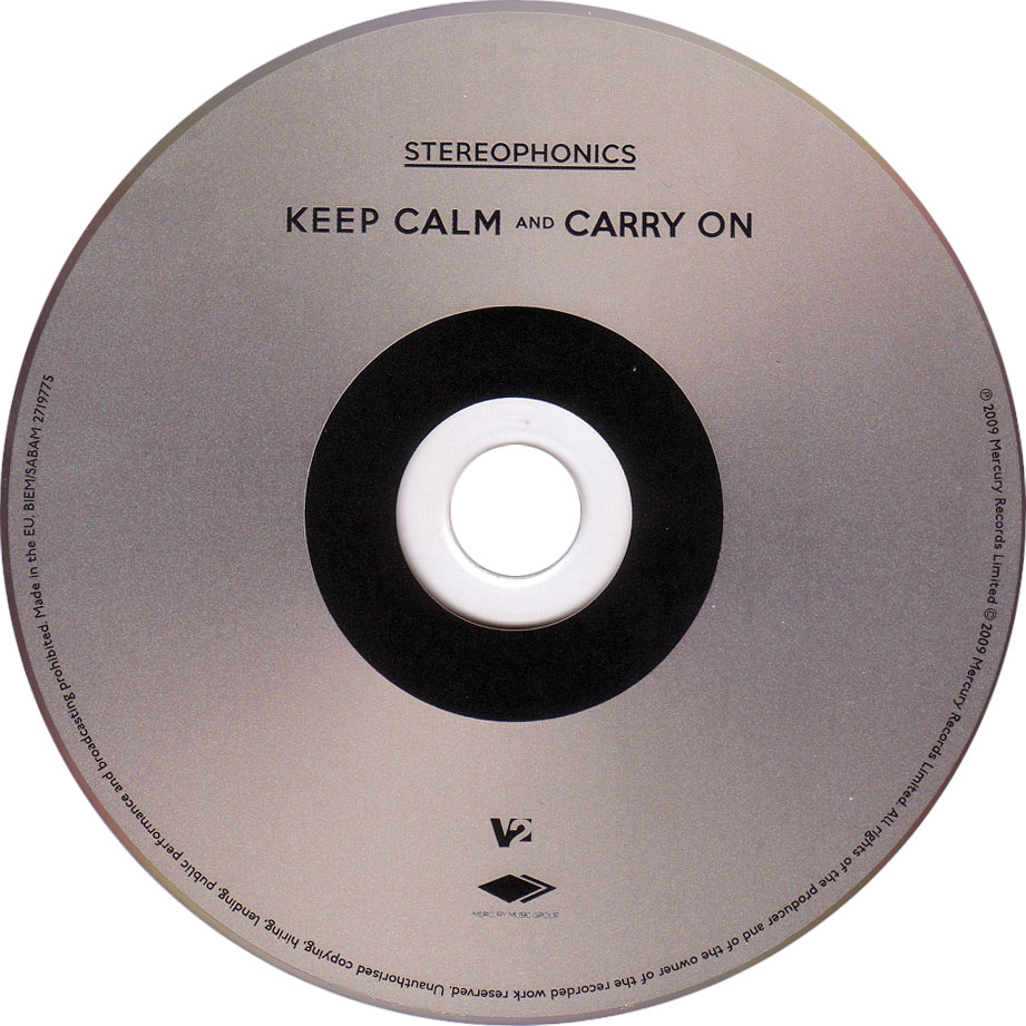 Cartula Cd de Stereophonics - Keep Calm And Carry On