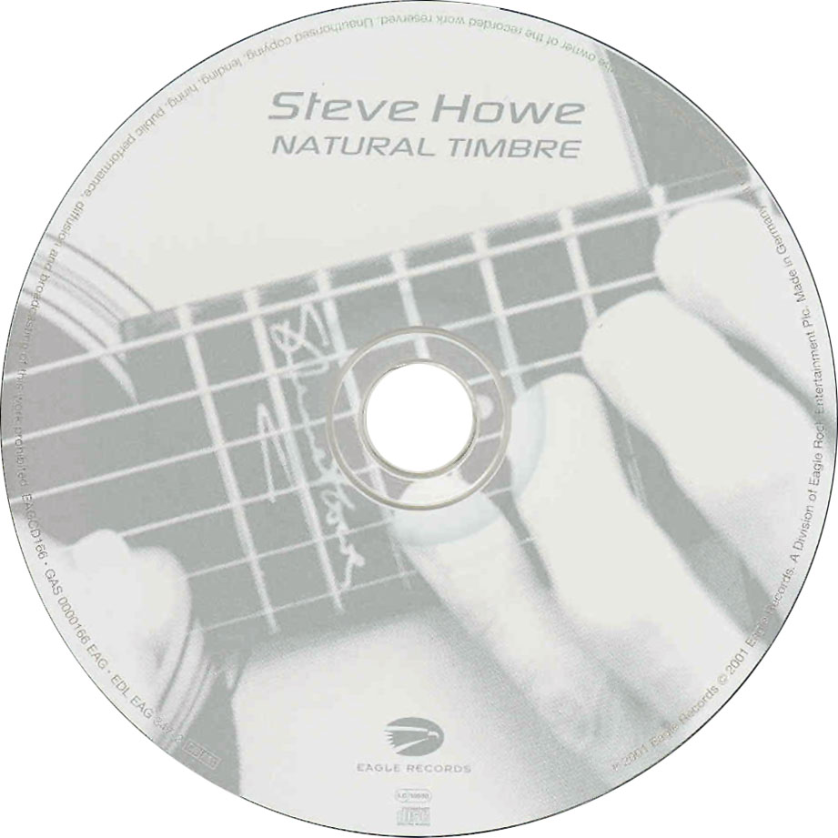 Cartula Cd de Steve Howe - Natural Timbre
